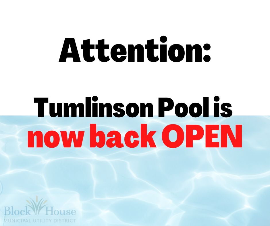 Tumlinson pool OPEN